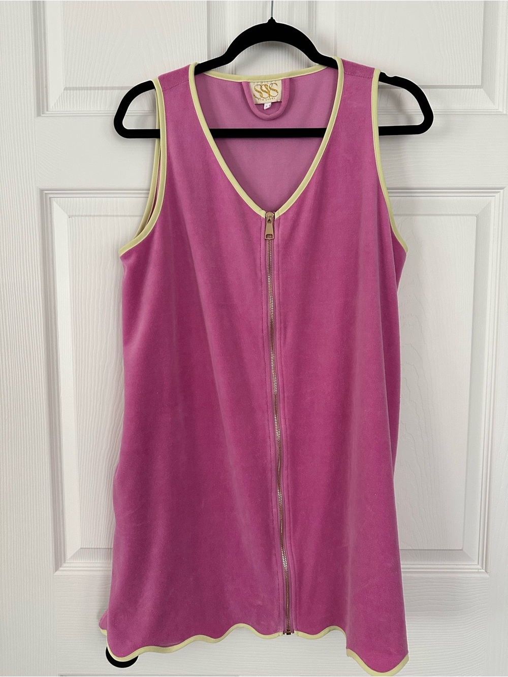 SSYS Sleeveless Get Ready Robe Zip-Front